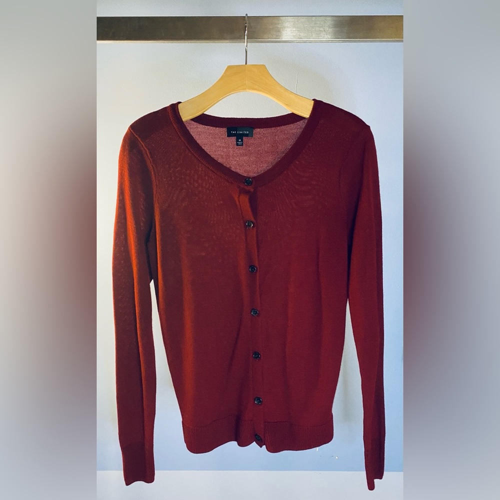 The Limited Merino Wool Cardigan
